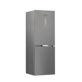 Effizienter Whirlpool WHK26362XP5E Inox Kombi-Kühlschrank: 316L Total No Frost, Leise, Modern